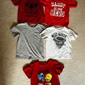 2t toddler boy T-shirts